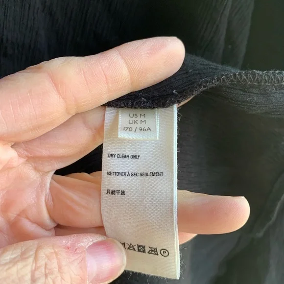 Women’s black Free People “Check on It” wrap top size medium - Picture 9 of 9